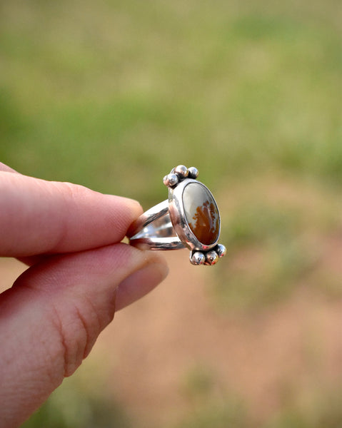 Owyhee Jasper Ring, size 5